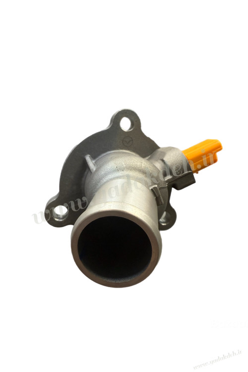 نمای نزدیک ترموستات هایما 1800 ایساکو از روبرو - فنر و مکانیزم داخلی