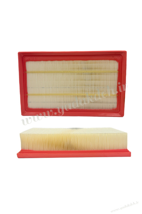 فیلتر هوای هایما S5 توربو اصلی ایساکو - نمای کامل از جلو و پشت با جزئیات ساختار فیلتراسیون.