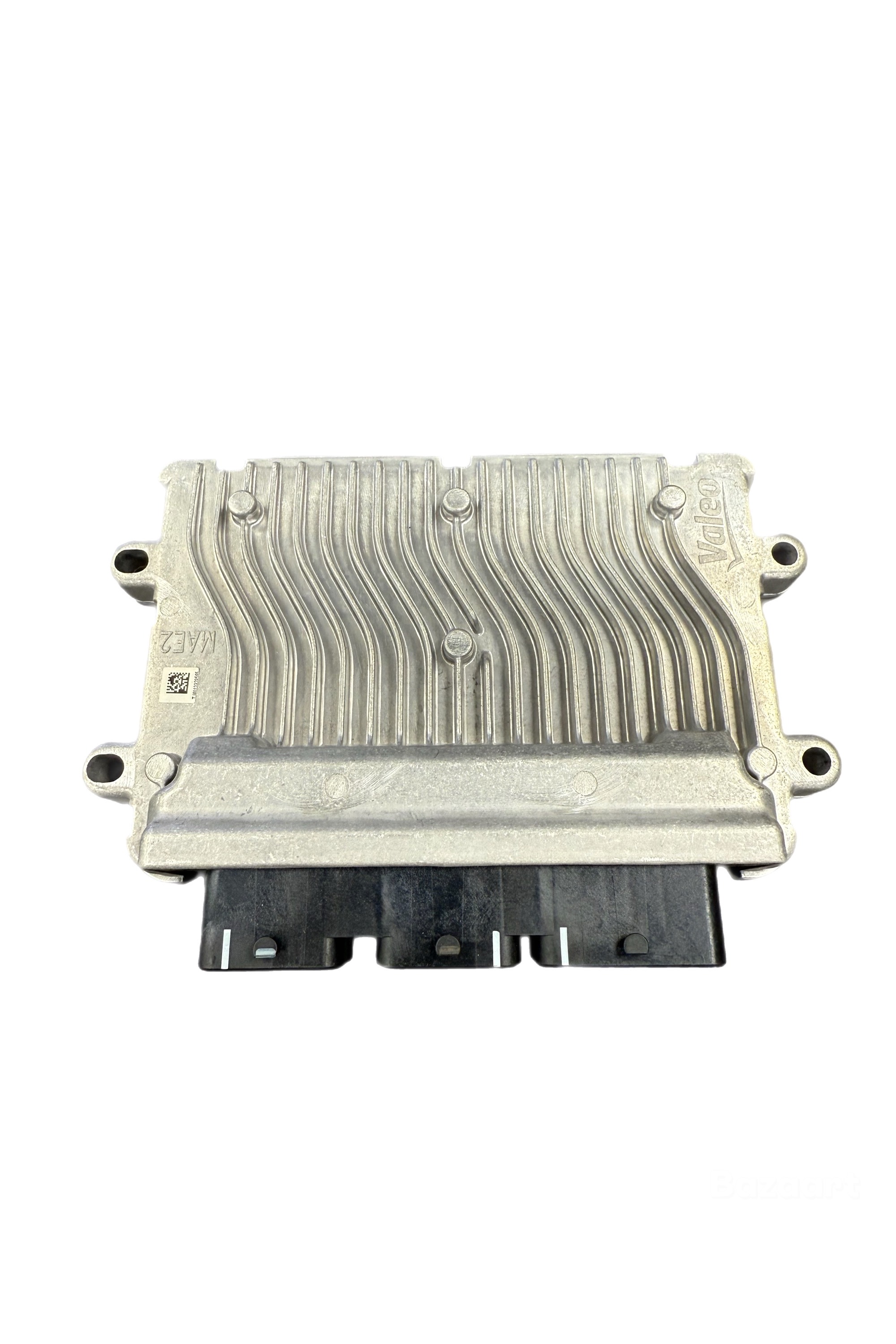 نمای رویی ایسیو والئو J34 با لیبل بارکددار (QR Code) و حک نام Valeo روی بدنه آلومینیومی