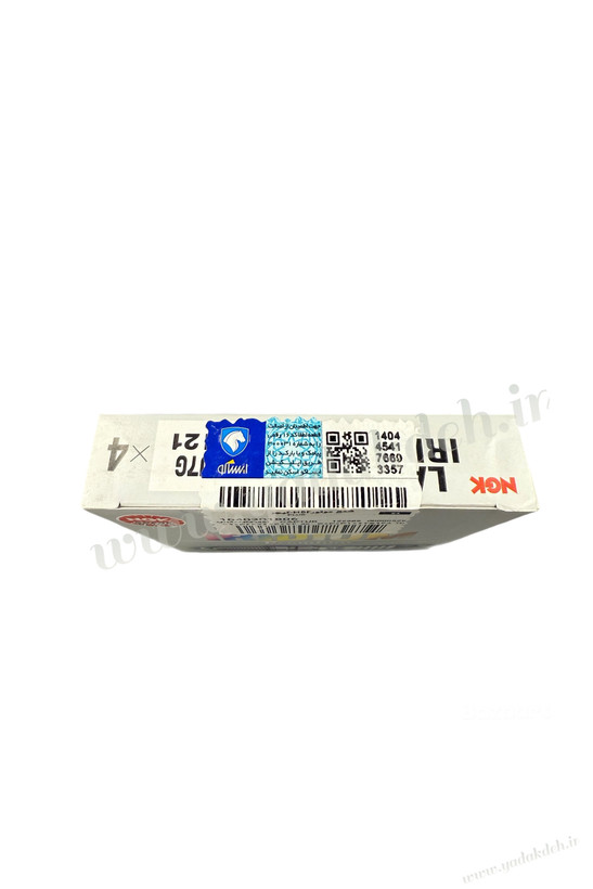 شمع NGK ایریدیوم کد 10403106 برای رنو کپچر H5F توربو - نمایش بسته جعبه رنگی IRIDIUM با بارکد و شمع سوزنی - قیمت و خرید شمع فابریک از فروشگاه یدکده