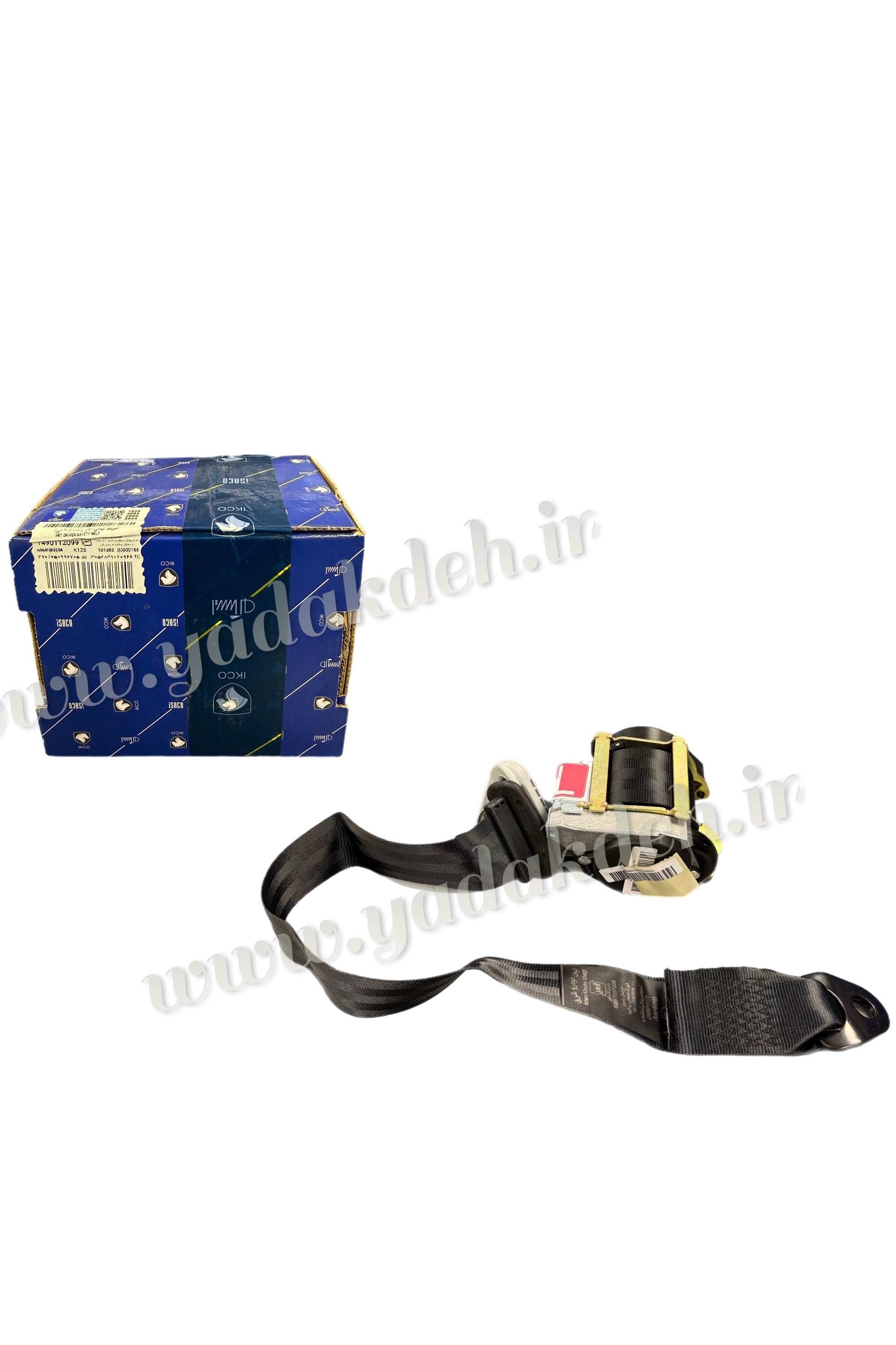 کمربند ایمنی جلو راننده  (مشکی ) ریرا ایساکو اصلی شرکتی